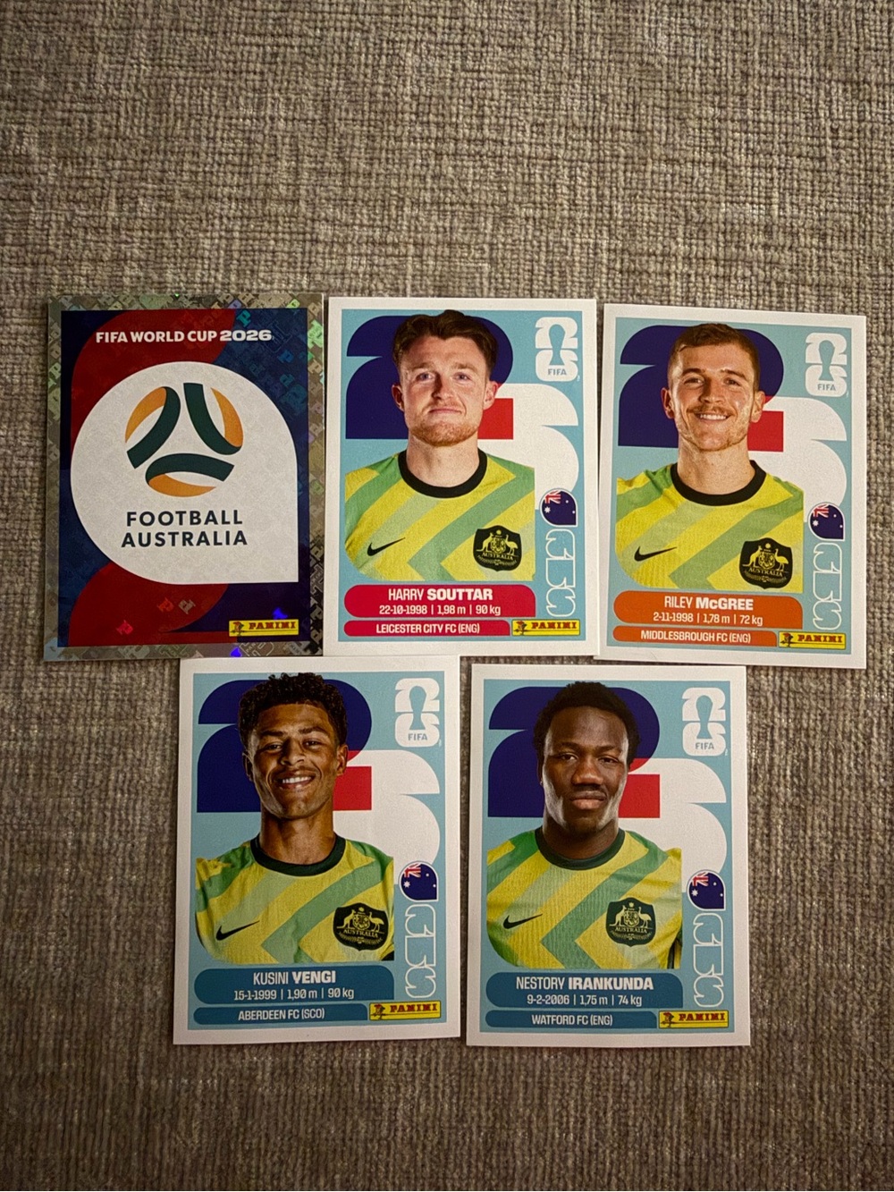 Australia FIFA Stickers